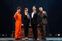 左から一色洋平、新内眞衣、味方良介、高橋龍輝。