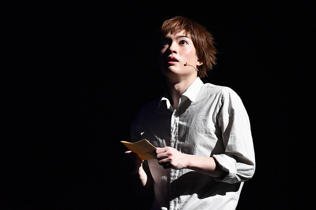 ミュージカル「ロミオの青い空」初演より、大薮丘演じるロミオ。