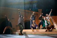 ミュージカル「ロミオの青い空」最終リハーサルより。