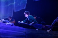 ミュージカル「ロミオの青い空」最終リハーサルより。