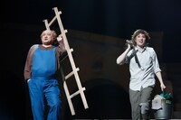 ミュージカル「ロミオの青い空」最終リハーサルより。