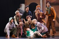 ミュージカル「ロミオの青い空」最終リハーサルより。