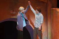 ミュージカル「ロミオの青い空」最終リハーサルより。