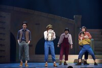 ミュージカル「ロミオの青い空」最終リハーサルより。