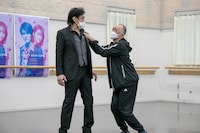 ミュージカル「FLOWER DRUM SONG」稽古場取材会の様子。(c)エイベックス・エンタテインメント