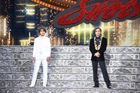 左から佐藤勝利、堂本光一。