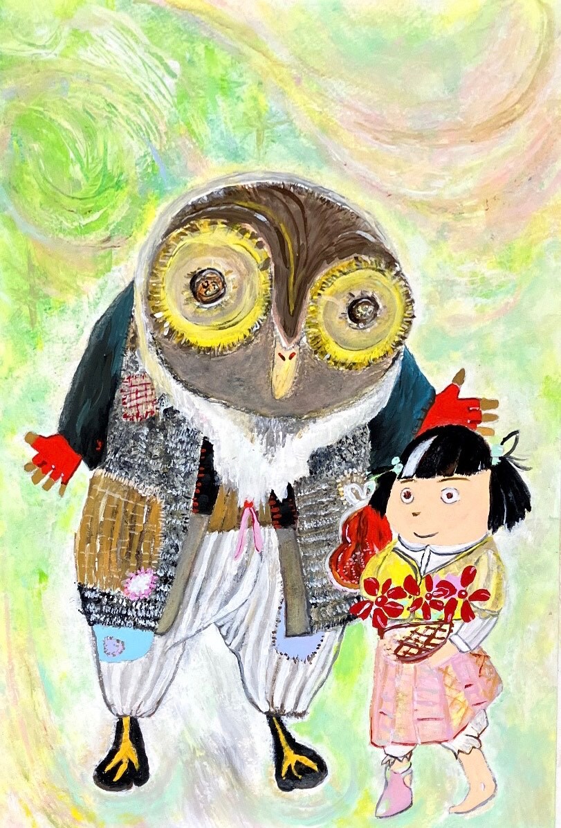 目次立樹によるノンバーバル作品「フクローじいさんとベル子ちゃん」観劇は無料