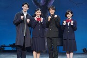 左から神里優希、田村芽実、林翔太、岡田奈々。(撮影:岩田えり)