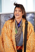 2022年劇団☆新感線42周年興行・春公演 いのうえ歌舞伎「神州無頼街」東京公演開幕前取材会より、宮野真守。（撮影：田中亜紀）