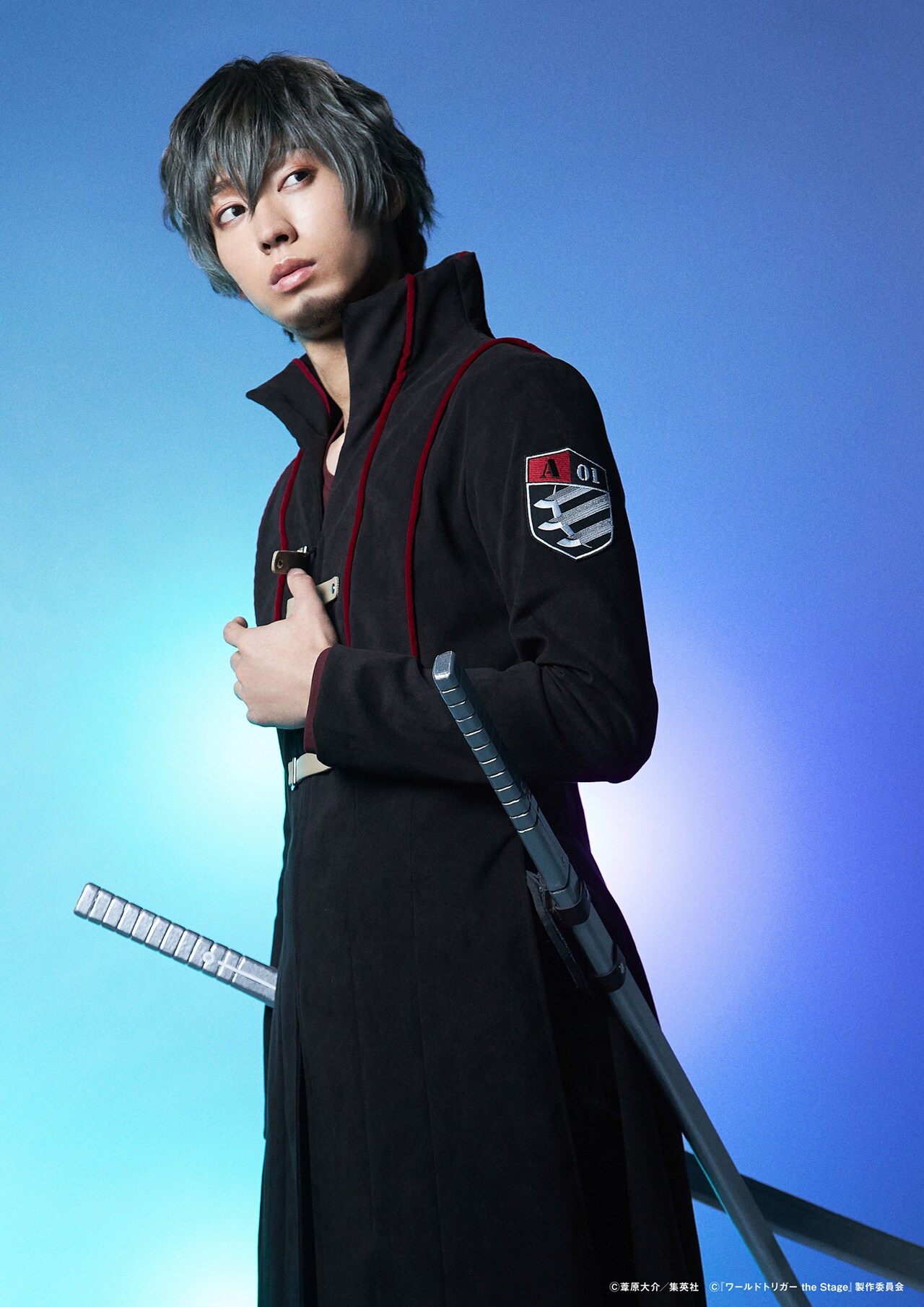 ワールドトリガー 太刀川慶 セット済 ウィッグ cox1274ワールド