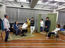 サスペンデッズ番外公演【佐藤銀平プロデュース】「ベランダ」稽古の様子。