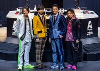 左から北村諒、荒牧慶彦、高野洸、廣野凌大。