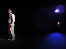 大竹野正典追悼公演第一夜「サラサーテの盤」より。（撮影：アマノ雅景）