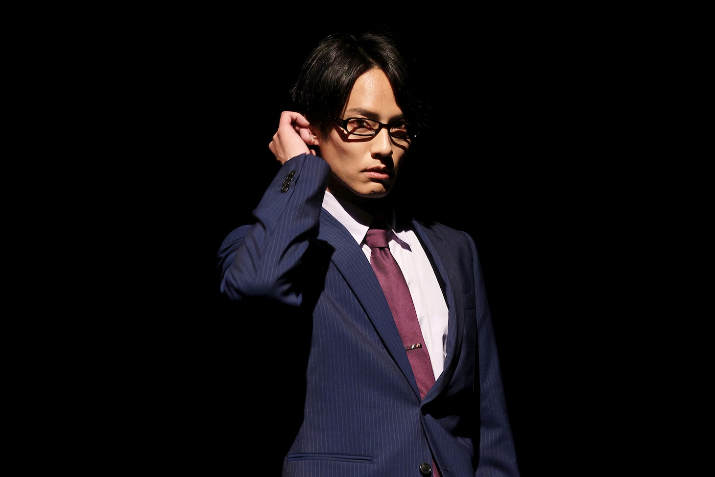 舞台「ヲタクに恋は難しい」より。（撮影：金丸雅代）(c)舞台「ヲタ恋」製作委員会