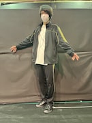 この日は、黄色いラインが入った黒のジャージーをチョイス。