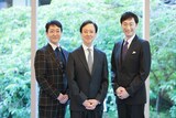 左から河合雪之丞、坂東玉三郎、喜多村緑郎。(c)松竹