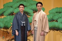 左から中村米吉、尾上菊之助。