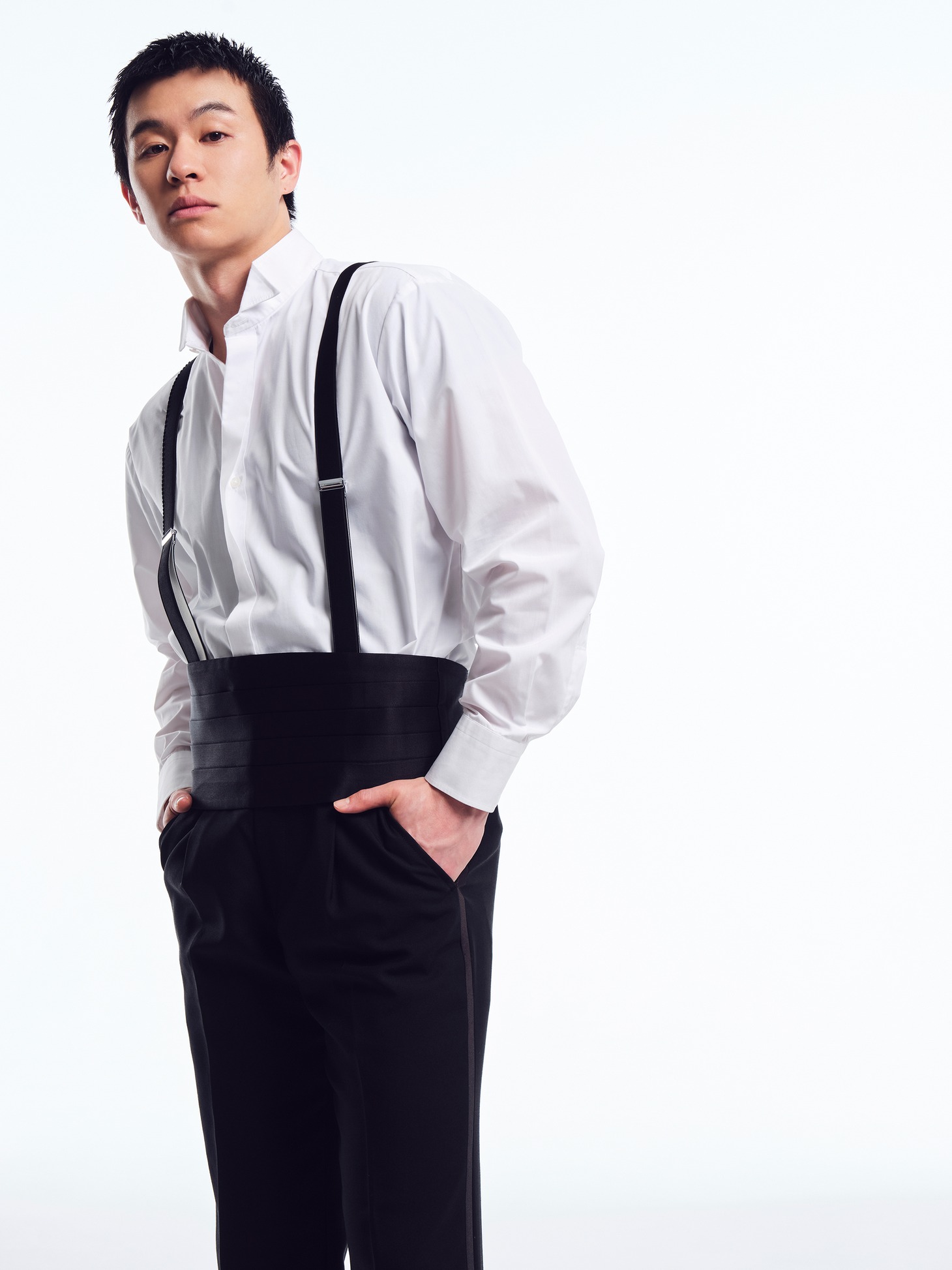 「蒲田行進曲完結編 銀ちゃんが逝く」より、高橋龍輝のビジュアル。