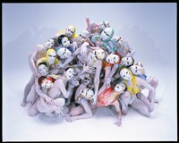 大駱駝艦・天賦典式「おわり」「はじまり」ビジュアル（撮影：荒木経惟）