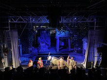 水族館劇場「Naufragio 出雲阿國航海記」より。