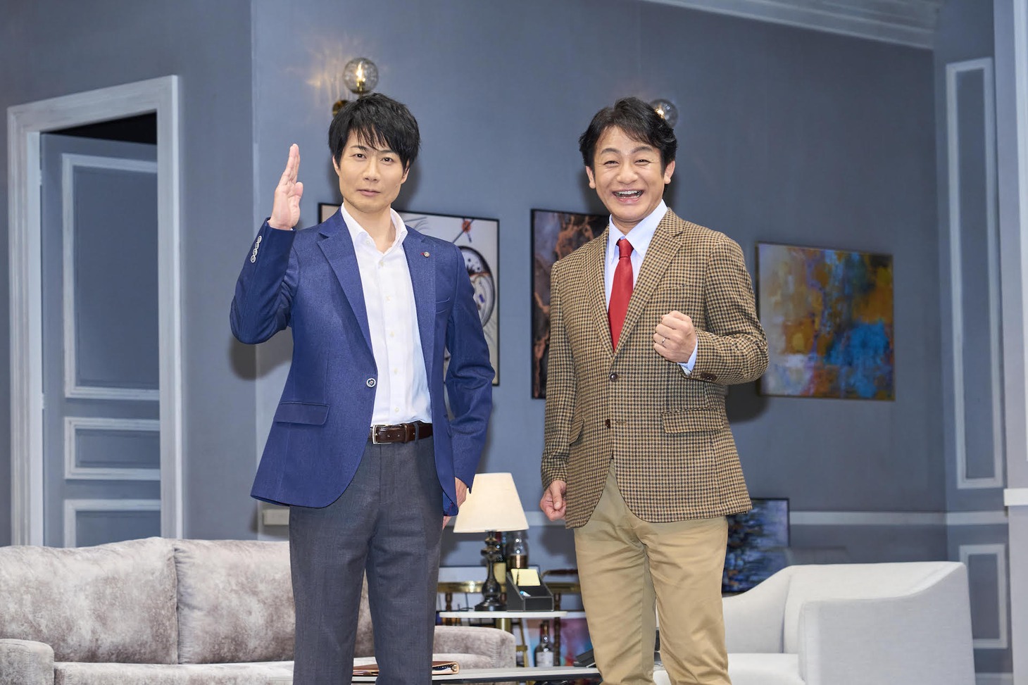「奇人たちの晩餐会」会見の様子。