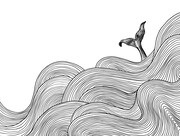 「HVALEN I ROMMET」ビジュアル（イラスト：Ellen Lorenzen）