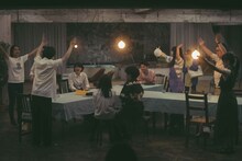 劇団papercraft 新作公演「Momotaro」より。