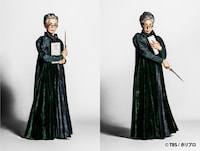 榊原郁恵扮するマクゴナガル校長、高橋ひとみ扮するマクゴナガル校長。