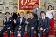 日生劇場開場60周年記念公演ラインナップ記者会見の登壇者。