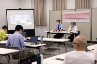 「豊岡演劇祭2022」記者会見より。