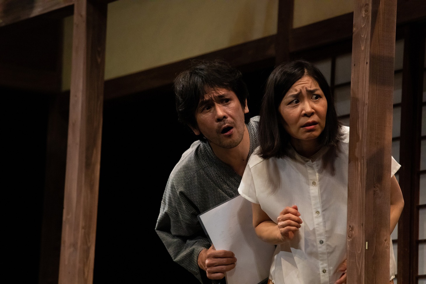 トリコ・A「へそで、嗅ぐ」より。（撮影：松本成弘）