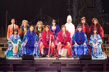 「Daiwa House Special 音楽劇『クラウディア』Produced by 地球ゴージャス」取材会の登壇者。