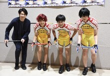 左から鯨井康介、北乃颯希、島村龍乃介、砂川脩弥。