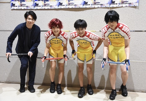 左から鯨井康介、北乃颯希、島村龍乃介、砂川脩弥。