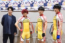 左から鯨井康介、北乃颯希、島村龍乃介、砂川脩弥。