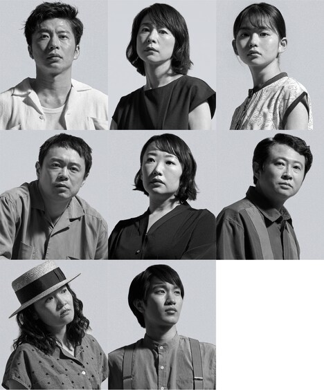 「夏の砂の上」キャストビジュアル（撮影：若木信吾）