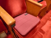 エアウィーヴのクッションが導入された客席の様子。