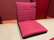 エアウィーヴのクッションが導入された客席の様子。