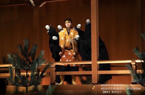 「能 狂言『鬼滅の刃』」より。(撮影:駒井壮介)