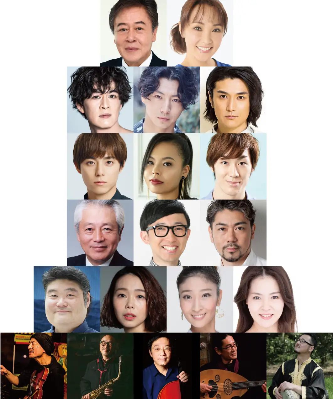 ミュージカル「バンズ・ヴィジット 迷子の警察音楽隊」出演者