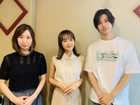 左から岸本鮎佳、前田希美、高橋健介。