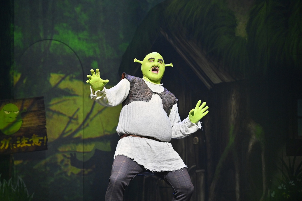 2022年に行われた「シュレック・ザ・ミュージカル」トライアウト公演より。(撮影:阿部章仁)