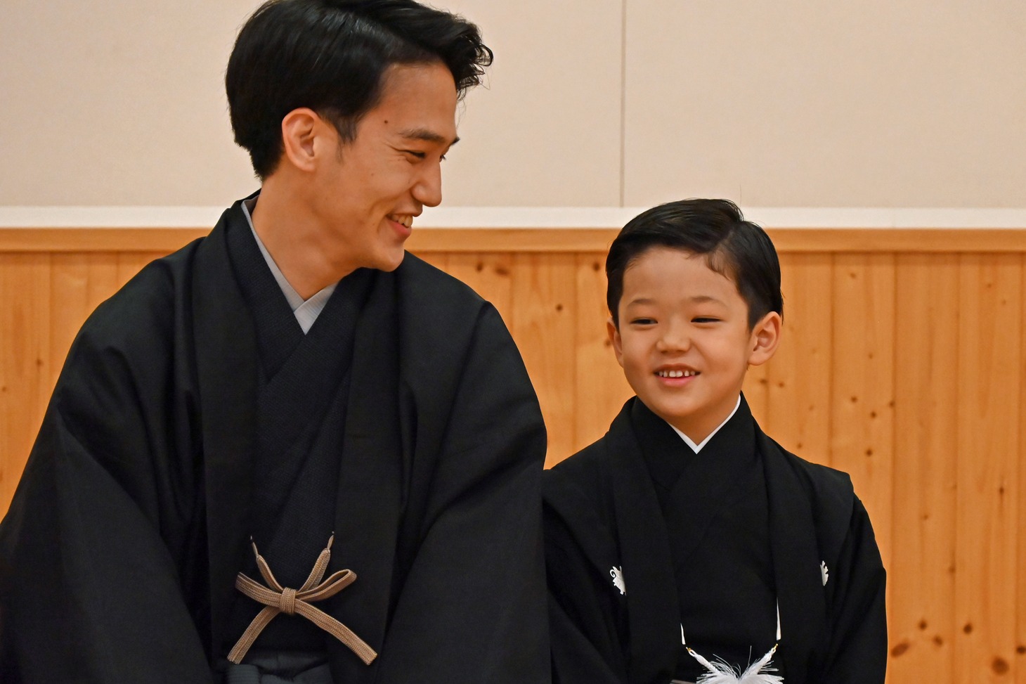 左から中村歌昇、中村種太郎。