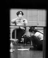 「わたしは幾つものナラティヴのバトルフィールド」稽古の様子。（撮影：大洞博靖）