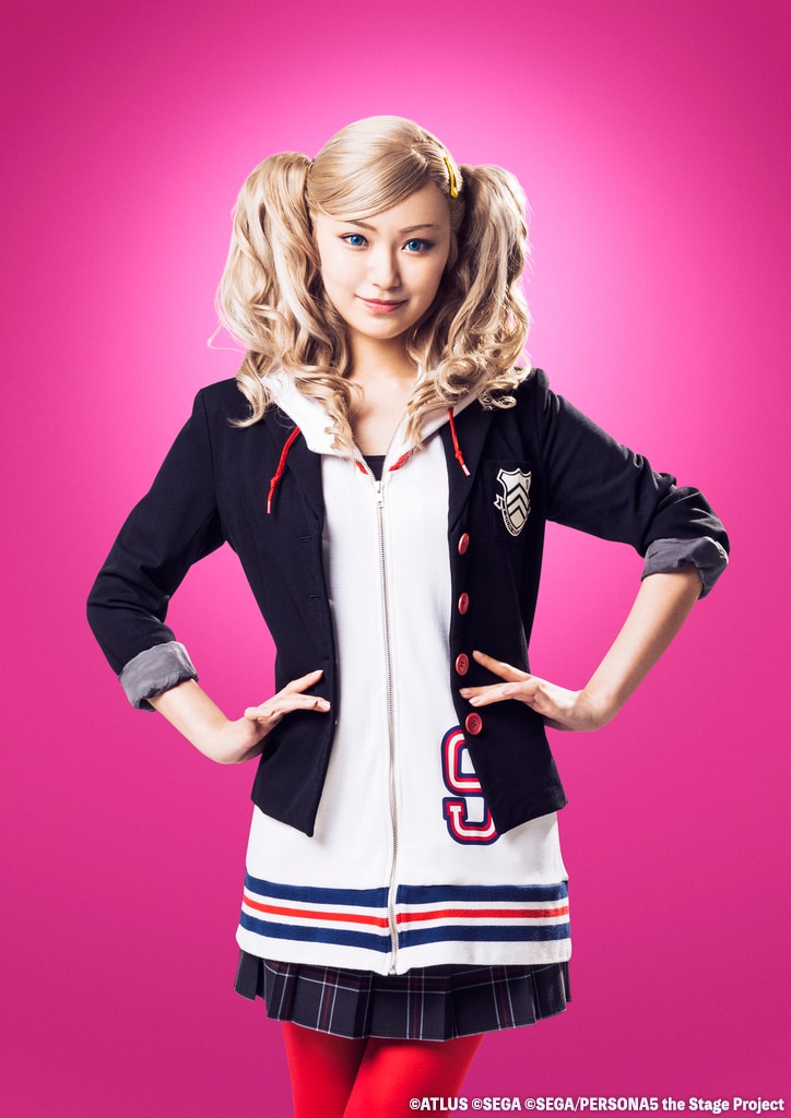 高巻杏＆主人公 ペルソナ5 缶バッジ 03.グラフアートデザイン イベント