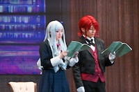 朗読劇「アルバート家の令嬢は没落をご所望です」より。（撮影：平原克彦）