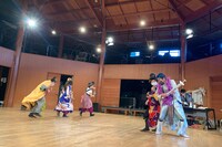 「ちんどん海遊記」稽古の様子。