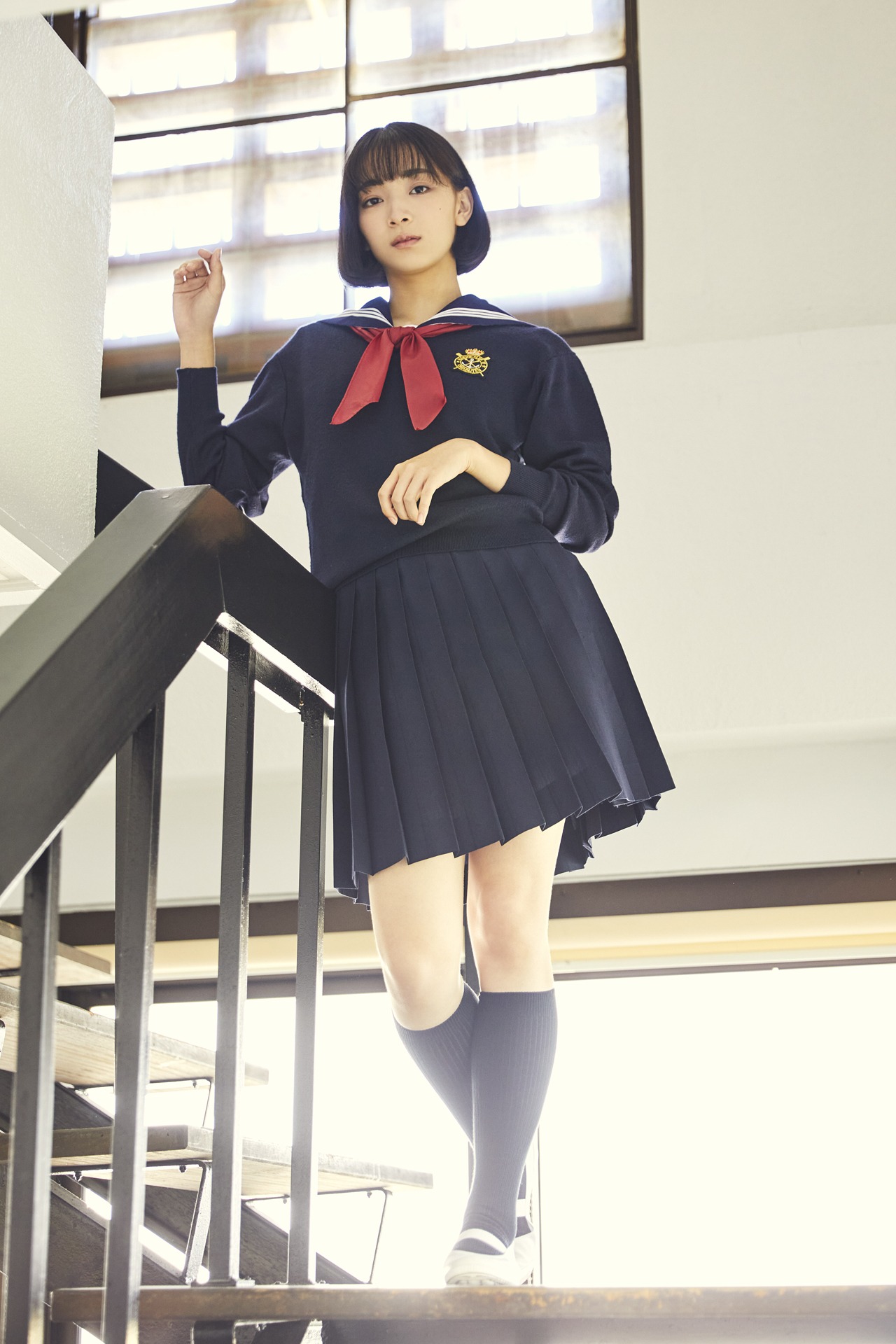 後藤萌咲扮する鹿目詩織。