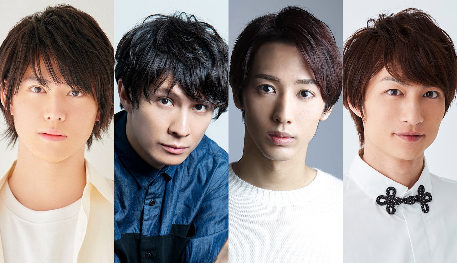 左から山崎大輝、風間由次郎、近藤頌利、木戸邑弥。