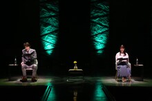 朗読劇「Every Day」より、左から赤澤遼太郎、瑞季。(c)石塚康之